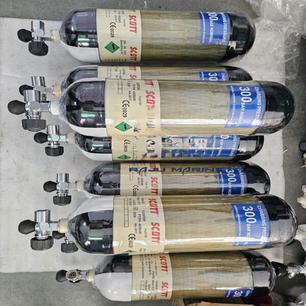 3M Scott 300 Bar Carbon Composite Cylinder - 300 Bar