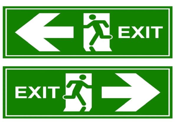 Avishka Fire Exit Board (MOQ - 4 Pcs)