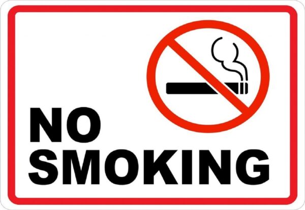 Avishka No Smoking Board (MOQ - 4 Pcs)