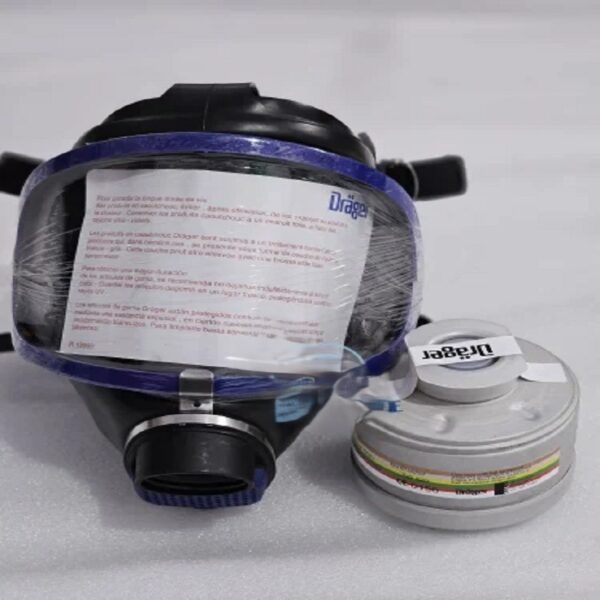 Drager Blue Black Ammonia Gas Mask with Cartige