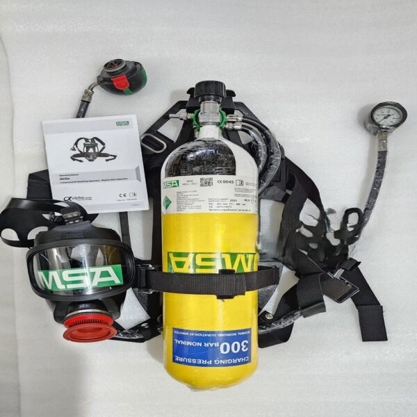 MSA Mild Steel AirGo Compact Self Contained Breathing Apparatus - 300 Bar - 14Kg