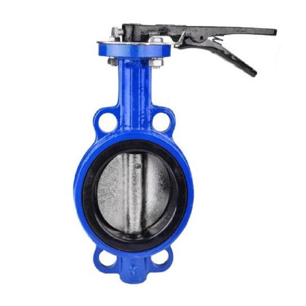 NVR C.I Butterfly Valve Wafer Type Lever Operated PN-1.6, With Integrally Moulded Liner of Nitrile or EPDM, D.I Disc, SS Stem 40-300mm
