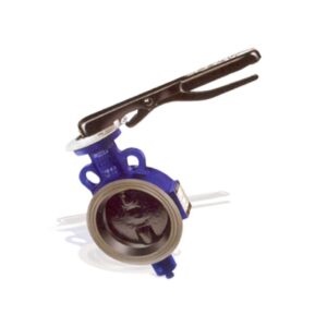 NVR C.I Butterfly Valve Wafer Type With Limit Switch PN-1.6, With Integrally Moulded Liner of Nitrile or EPDM, D.I Disc, SS Stem 40 - 300mm