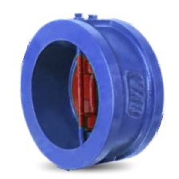 NVR C.I Dual Plate Check Valve PN-1.6, Door-SS (CF-8), Hinge Pin-SS304, Seat-Nitrile or EPDM Rubber, SS Spring 50 - 300mm