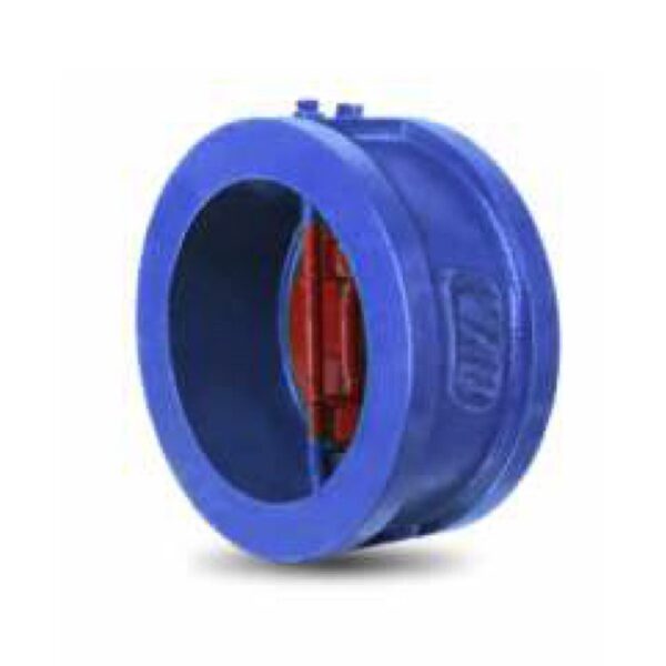 NVR D.I Dual Plate Check Valve PN-2.0, Door-D.I, Hinge Pin-SS304, Seat-Nitrile or EPDM Rubber, SS Spring 50 - 300mm