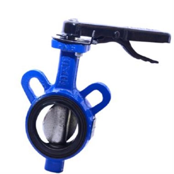 NVR Ductile Iron Butterfly Valve Wafer Type Lever Operated PN-2.0, With Limit Switch, With Integrally Moulded Liner of Nitrile or EPDM, D.I Disc, SS Stem 40 - 200mm