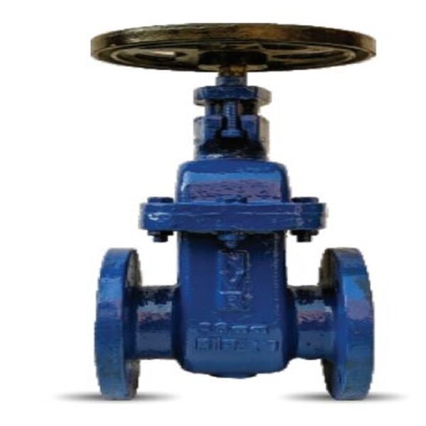 NVR Ductile Iron Sluice Valve Rising Stem Flanged PN-2.5, With Limit Switch, SS Stem with SS Working Parts 50 - 600mm
