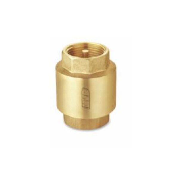 NVR Forged Brass Multi Utility Check Valve PN-1.6, Body, Connector & Disc - Forged Brass, Spring - SS Rubber Seated  15 - 50mm