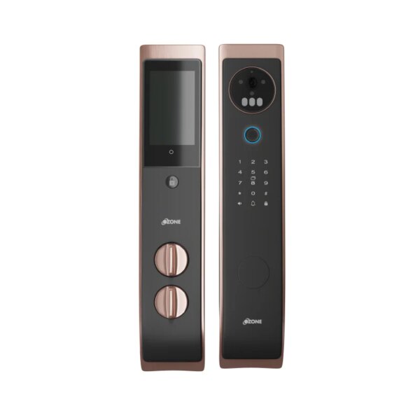 Ozone 3D IRIS Facial Recognition Smart Door Lock with 5 Way access, Door Thickness: 45-120 mm