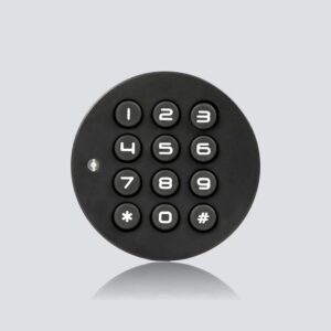 Ozone 88-P Smart Furniture Lock with Password Access, For Wooden Cabinets, Wardrobes & Drawers - Black