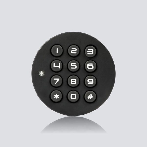 Ozone 88-P Smart Furniture Lock with Password Access, For Wooden Cabinets, Wardrobes & Drawers - Black