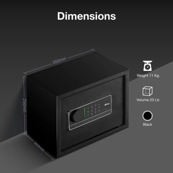 Ozone Castle 20 Digital Safe - 20 Litres