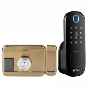 Ozone Cleo Wi-Fi Smart Door Lock Antique Bronze with 4-way access, Door Thickness: 20-65 mm For Wooden/ Metal Doors