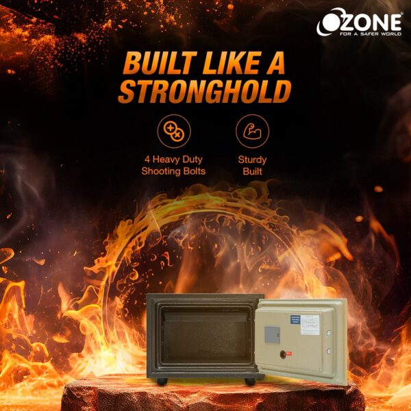 Ozone Fire Warrior-11 Fire-resistant Safe - 19 Litres