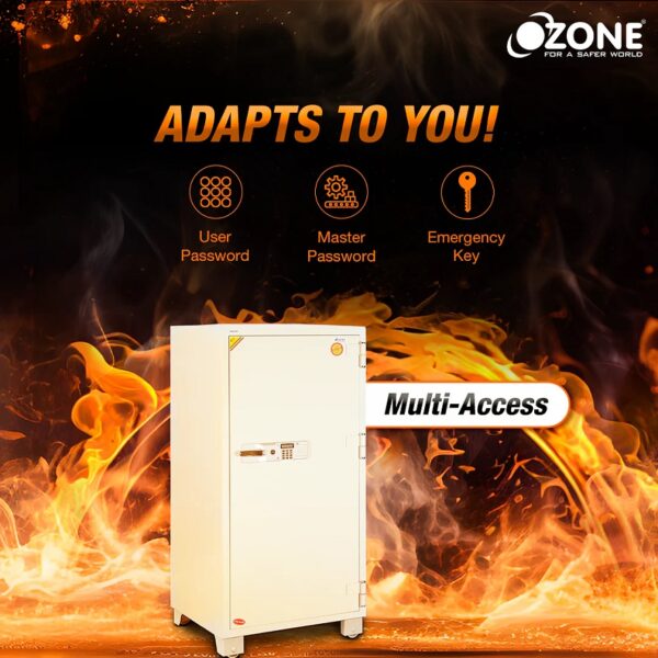 Ozone Fire Warrior-1200, Fire-resistant Safe - 230 Litres