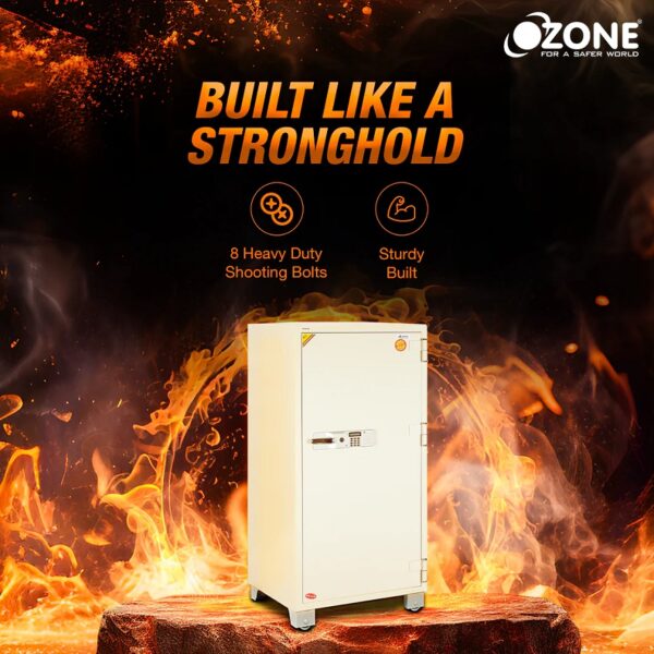 Ozone Fire Warrior-1200, Fire-resistant Safe - 230 Litres