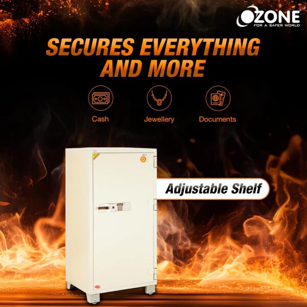 Ozone Fire Warrior-1200, Fire-resistant Safe - 230 Litres