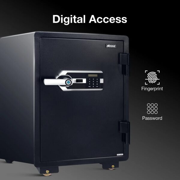 Ozone Fire Warrior-77 Biometric Fire-resistant Safe - 67 Litres