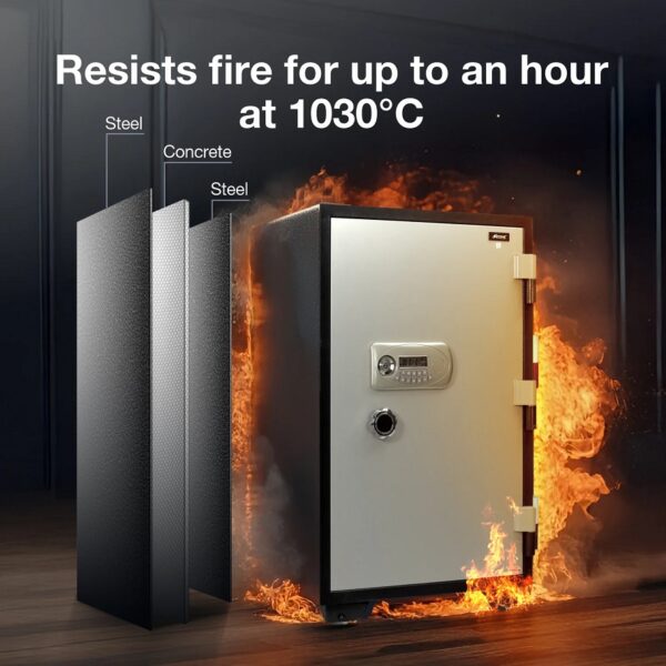 Ozone Fire Warrior-99 Fire-resistant Safe-145 Litres
