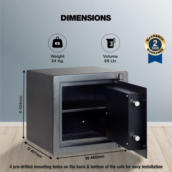 Ozone Guardian Manual-12 Mechanical Safe - 69 Litres