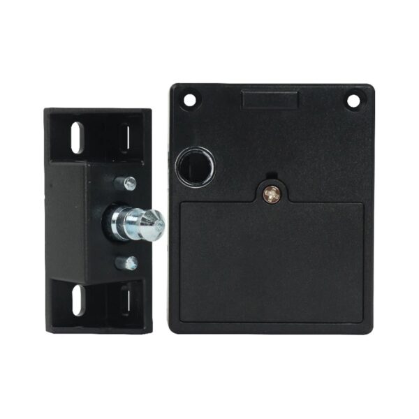 Ozone Invisible Furniture Lock with RFID Card Access, Door Thickness : 5-25mm (Black)