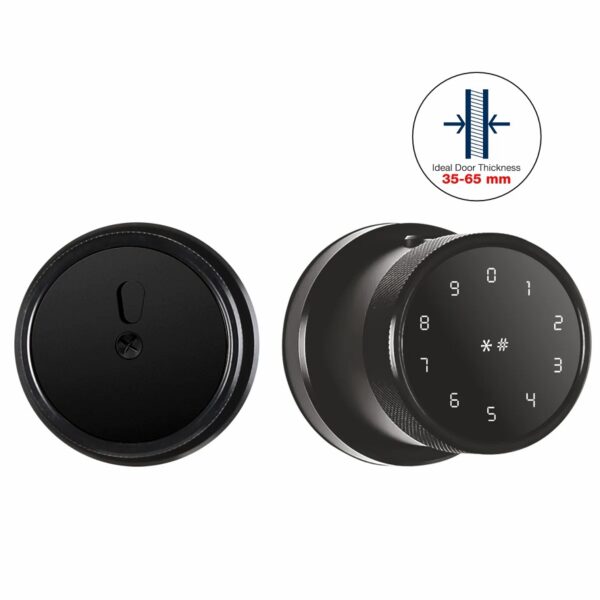 Ozone Oracle Bluetooth Smart Door Lock with 4-way access, Door Thickness: 35-65 mm For Internal Wooden Doors
