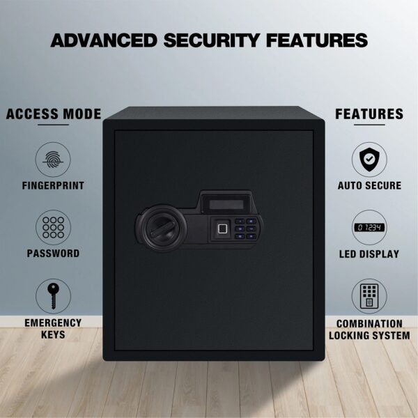 Ozone Safilo Bio-Z Max, Biometric Safe - 44.1 Litres
