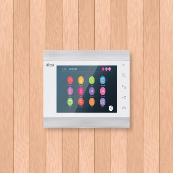 Ozone Video Door Phone Combo, High-resolution Display with 2.8mm Lens and Motion Detection with 2-Way Communication