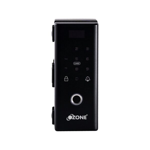 Ozone Wi-Fi Glass Door Lock with 3-Way Access, Door Thickness: 10-12 mm (Glass-to-Wall)