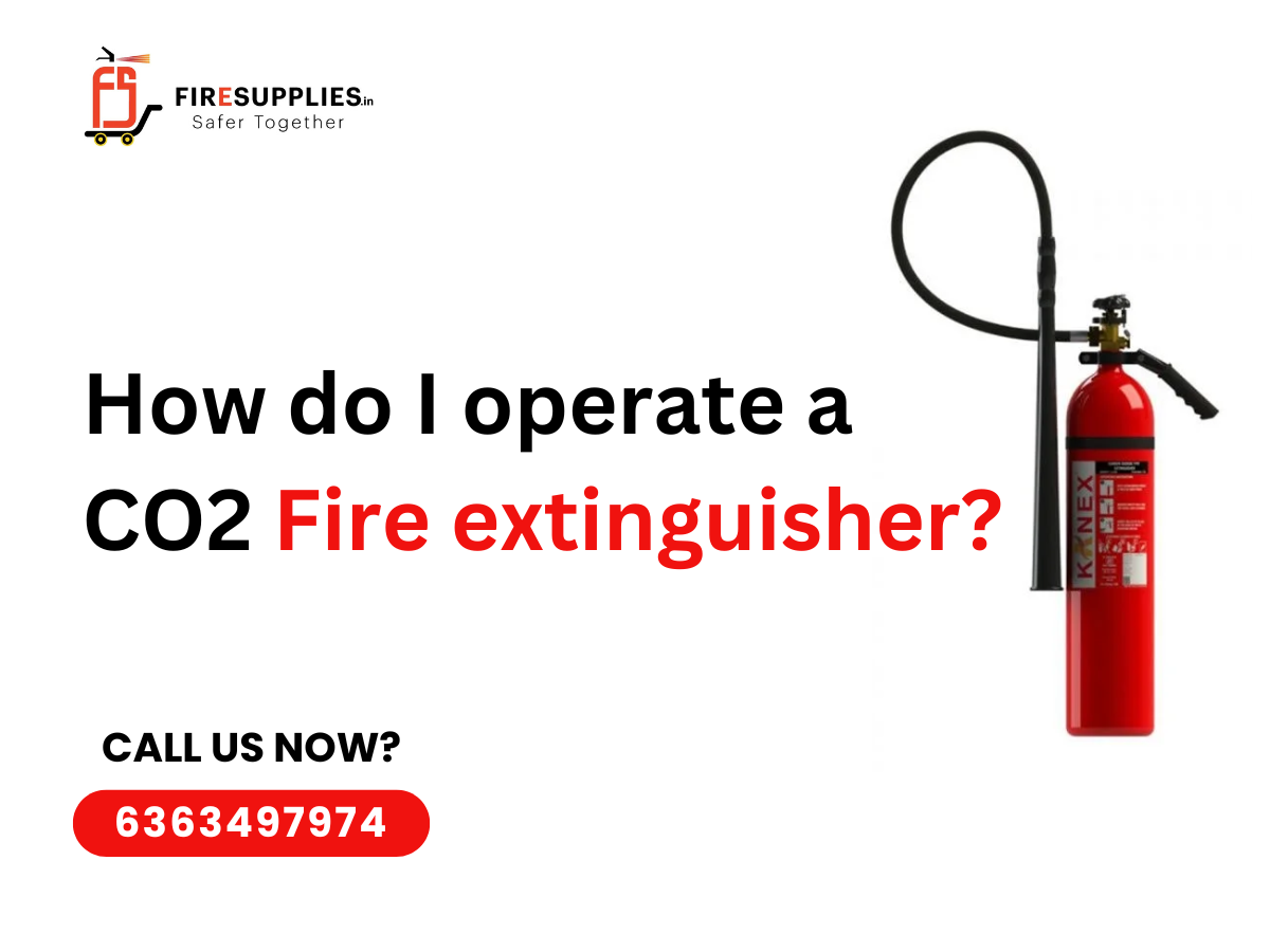 operate a CO2 fire extinguisher