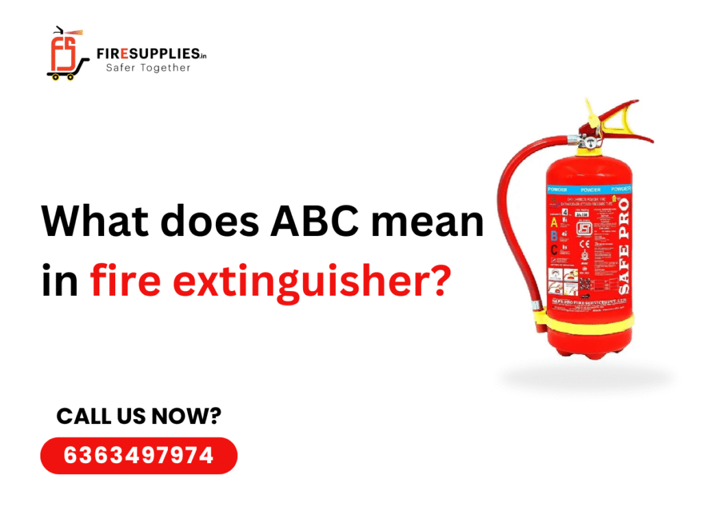 ABC mean in fire extinguisher