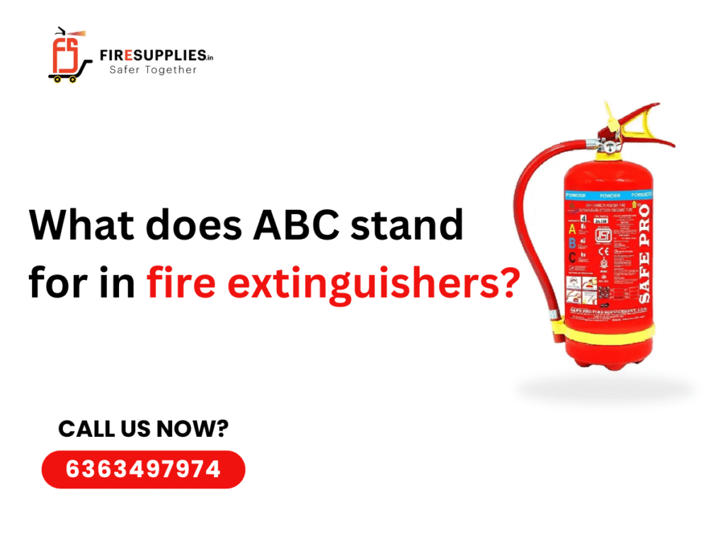 ABC stands for in fire extinguishers