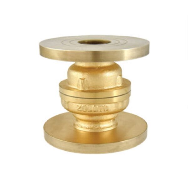 Zoloto Bronze Vertical Check Valve (Flanged) Flanged Ends to BS10 Table H, 15-50mm