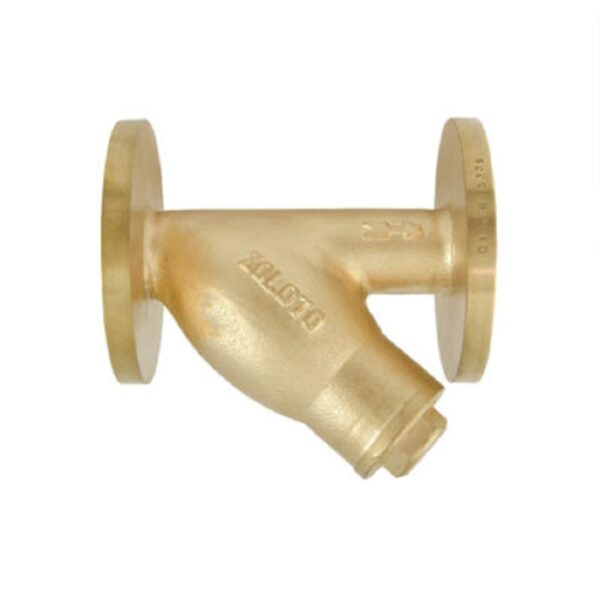Zoloto Bronze Y-Type Strainer (Flanged) Flanged Ends to BS10 Table H. SS-304 Perforated Sheet Ø1mm, 15-50mm