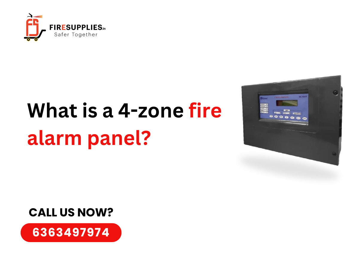 4-zone fire alarm panel