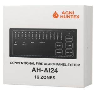 Agni Huntex AH-AI24 Conventional Fire Alarm Panel System 16 Zones