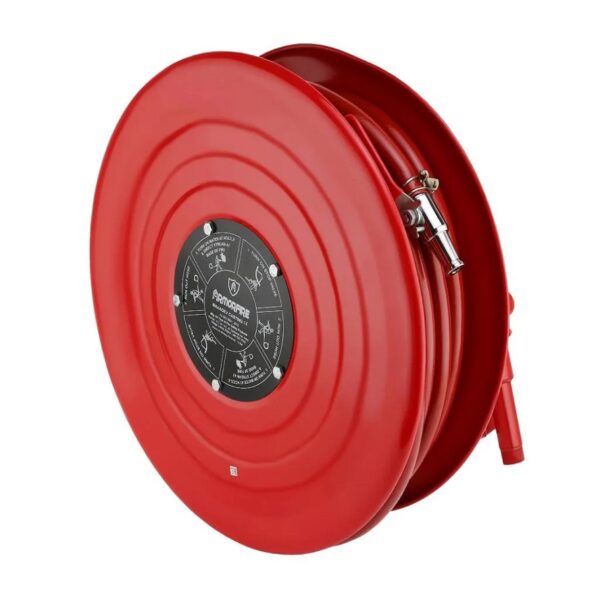 ArmorFire Hose Reel Drum (20mm, 30 Mtr) - Regular With Aluminium Jet and Spray Nozzles