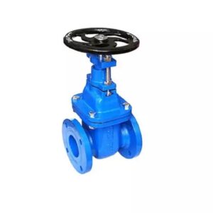 Kartar-C.I-Sluice-Valve-Flanged-Ends-Stem-of-SS-AISI-410-&-Bronze-G.M-Working-Parts-IS-14846-With-Gear-Size-50-600mm