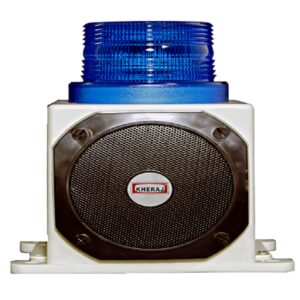 Kheraj Audio Visual Alarm with Flasher LED Type, AC and DC - FLED-AVA