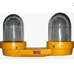 Kheraj Aviation Obstruction Light (Bulb), Single Phase, Heavy Duty Type/ IP65 (Double Light)  - AVIN-HD-D