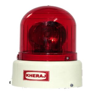 Kheraj Revolving/ Flasher Lights, Color-Red/Amber/Blue/Green-12V, Bulb Type - RL-12/FL-12