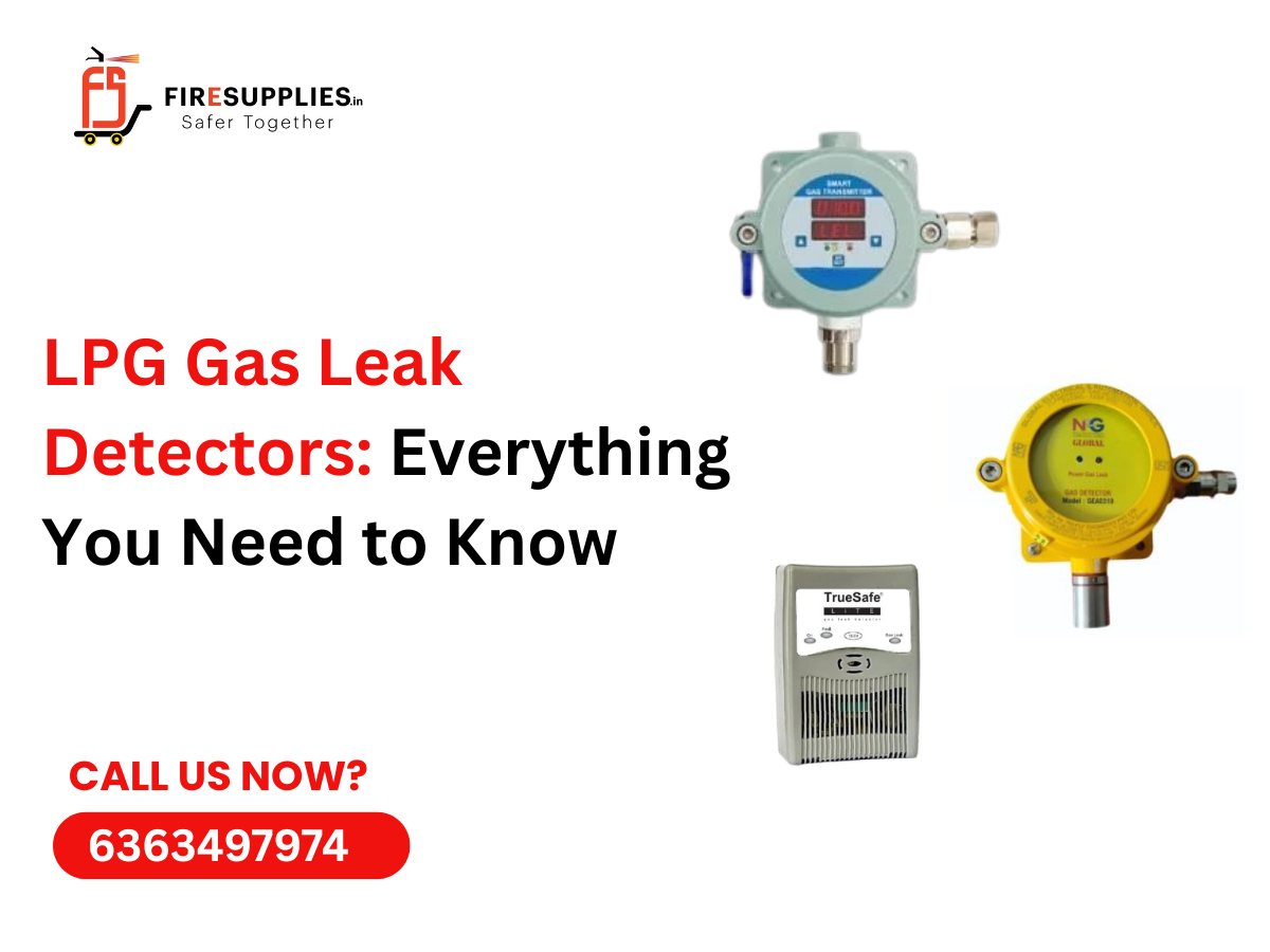 LPG gas leak detector device used for detecting LPG gas leakage in kitchens, homes, and commercial areas with alarm for fire safety.