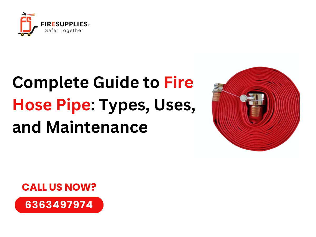 Fire hose pipe used in fire hydrant systems showing types, uses, and maintenance of industrial fire fighting hose pipe for safety equipment.