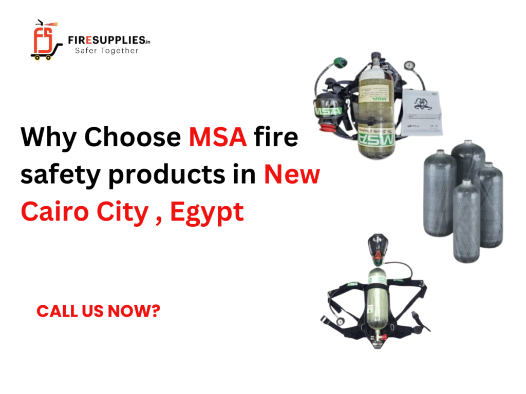 MSA fire safety products in New Cairo City Egypt including fire safety equipment and industrial protection solutions