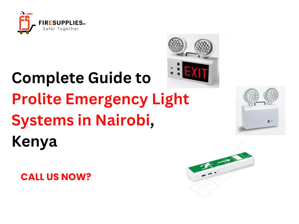 Prolite Emergency Light Systems in Nairobi Kenya for reliable power backup lighting in offices, hospitals, factories, and commercial buildings.