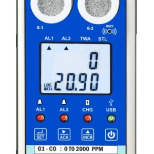 Ambetronics - Portable Gas Detector / Dual channel Gas Detector PG-200-D