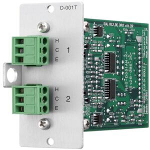 TOA D-001T Dual Mic/ Line Input Module with DSP for Public Address & Paging Systems