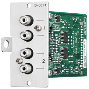 TOA D-001R Line Input Module with DSP for PA Network Control & System Integration