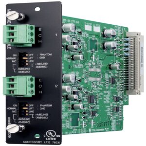 TOA D-922E Mic/ Line Input Module – 20 Bits Monaural Type for Public Address & Paging Systems