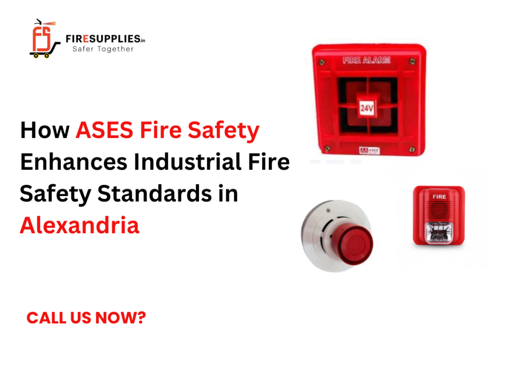 ASES Fire Safety industrial fire protection systems in Alexandria Egypt including fire alarms and sprinkler systems